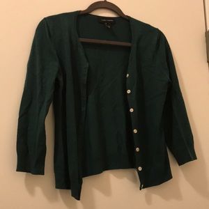 Dark green cardigan